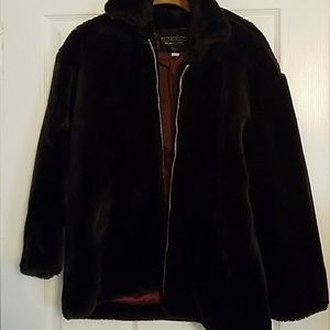 Faux fur jacket